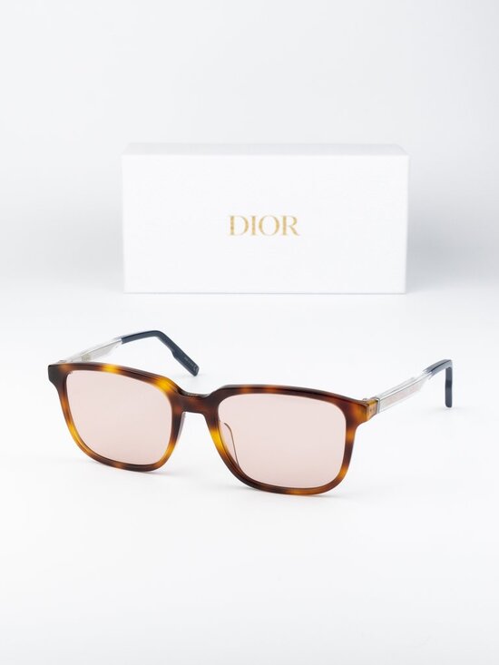 Dior Women Sunglasses Havana Pink Square DIORTAG SU 26E0 NEW AUTHENTIC main image 4